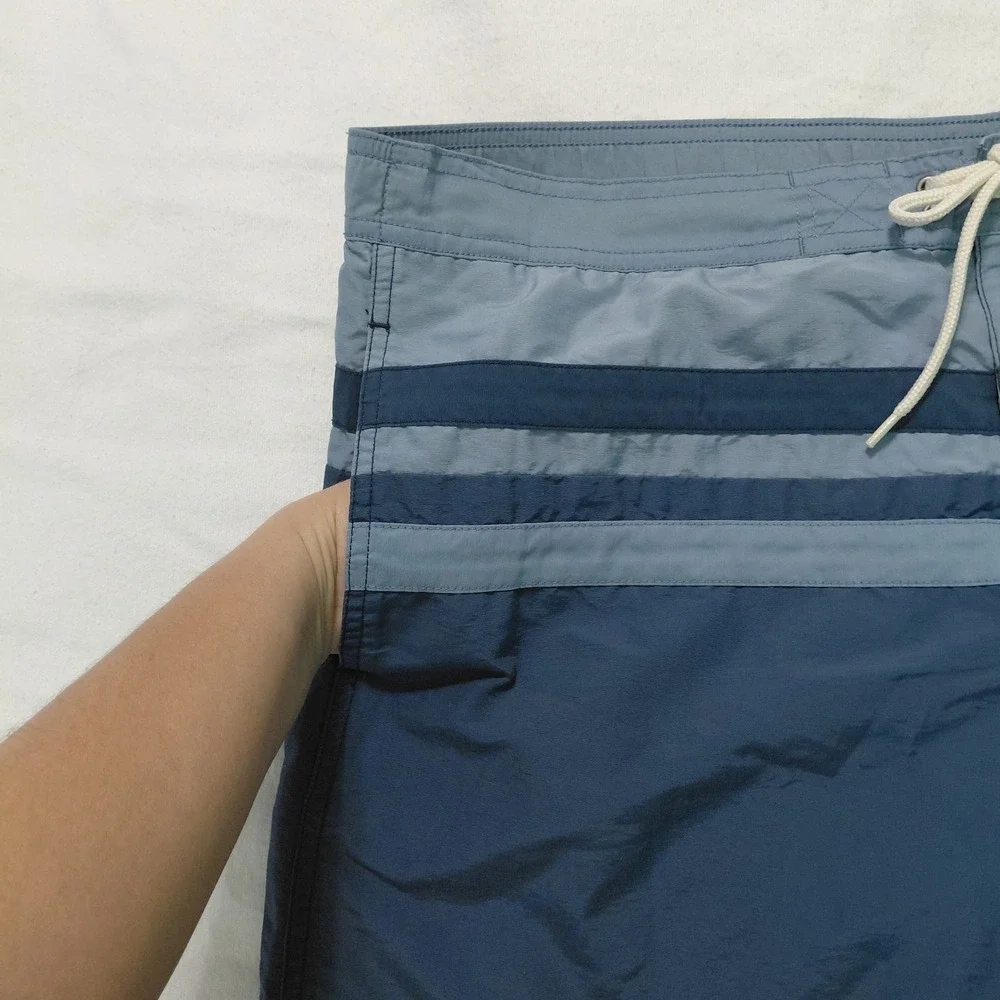 Polo Sport Ralph Lauren Swim Trunks Mens Large Striped Board Shorts Colorblock